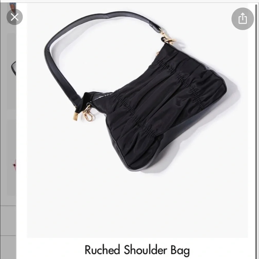 Ruched Shoulder Bag